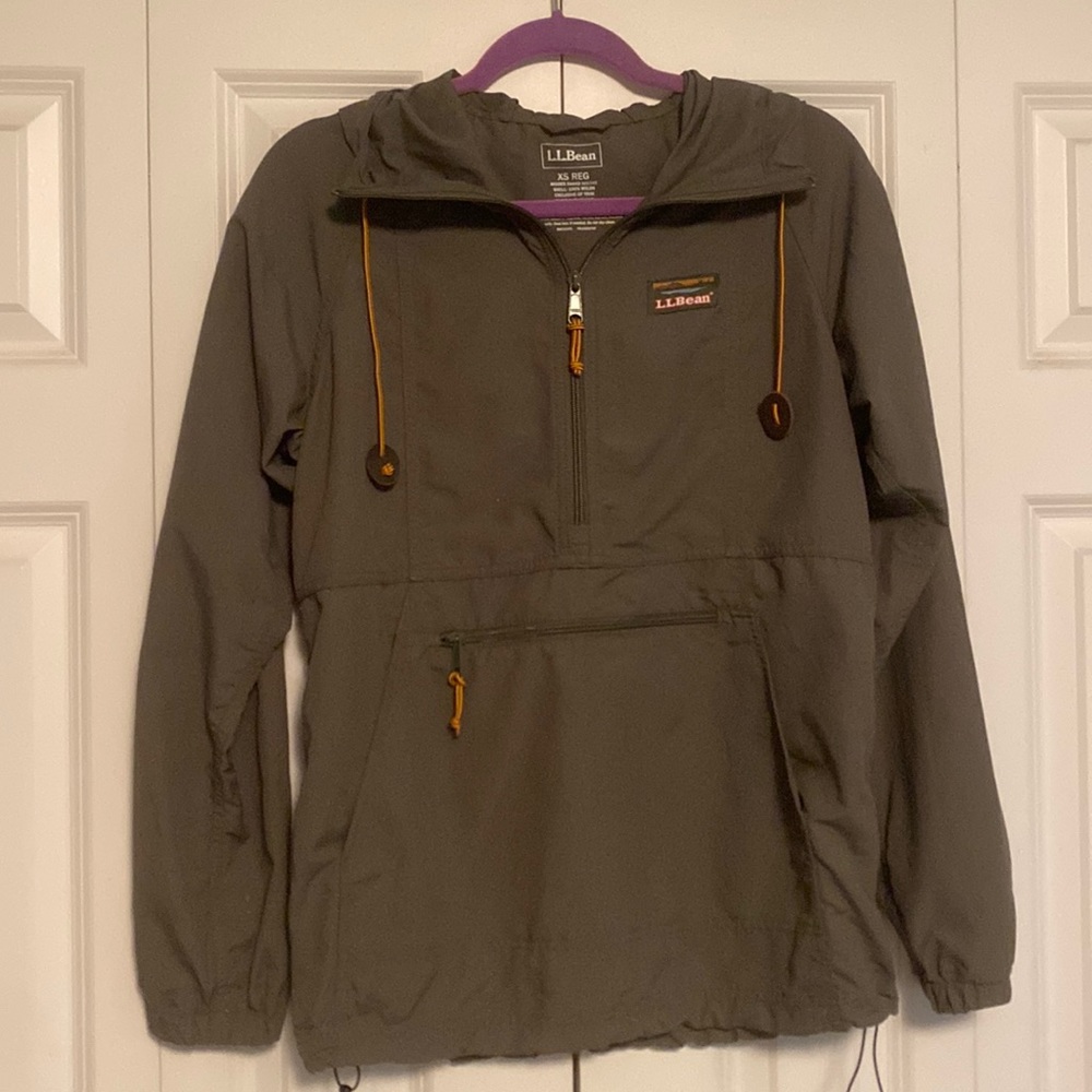 LL Bean Water Resistant Anorak Jacket